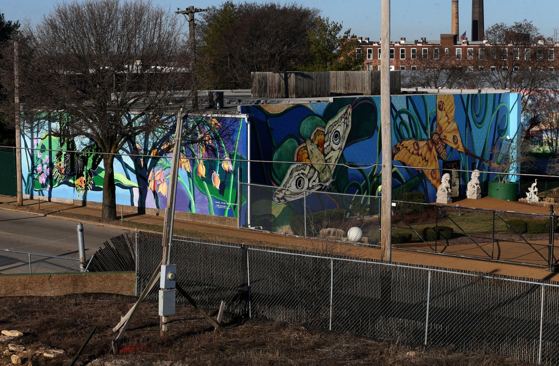 Whimiscal murals at Willert Home Products